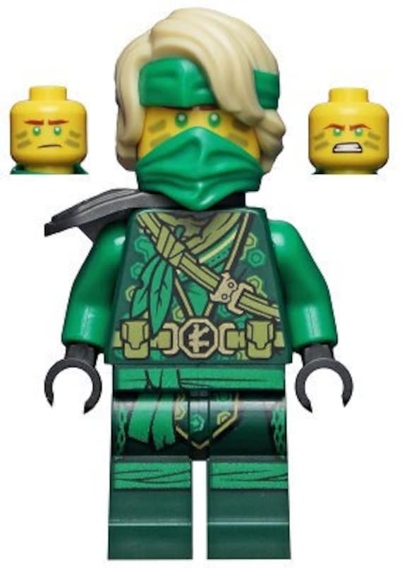 Lego MINIFIGURE Ninjago Lloyd The Island Mask and Hair with Bandana Armor Shoulder Pad