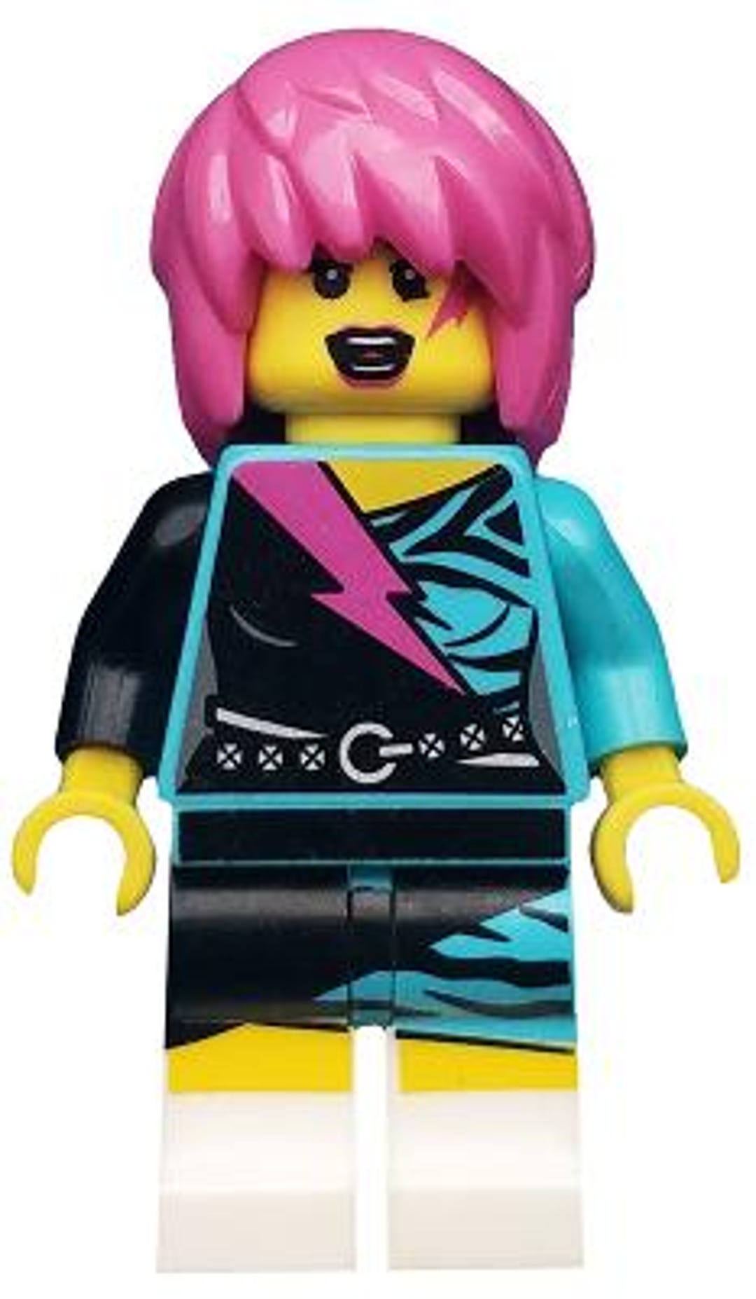 Lego Figure Rocker Lego MINIFIGURE Rocker Girl, Series - Etsy