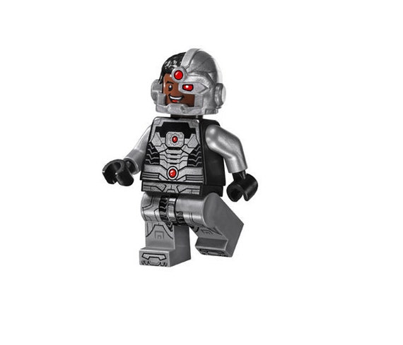 CHROME CYBORG NEW 52 Minifigure **NEW** LEGO Custom Printed 