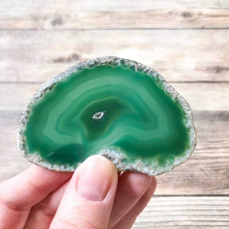 green agate slices bulk