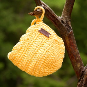 Crochet Baby Bonnet for Baby Girl Newborn Baby Girl Gift Soft Cotton Crochet Bonnet Infant Girl Hat Yellow Ria Bonnet image 3