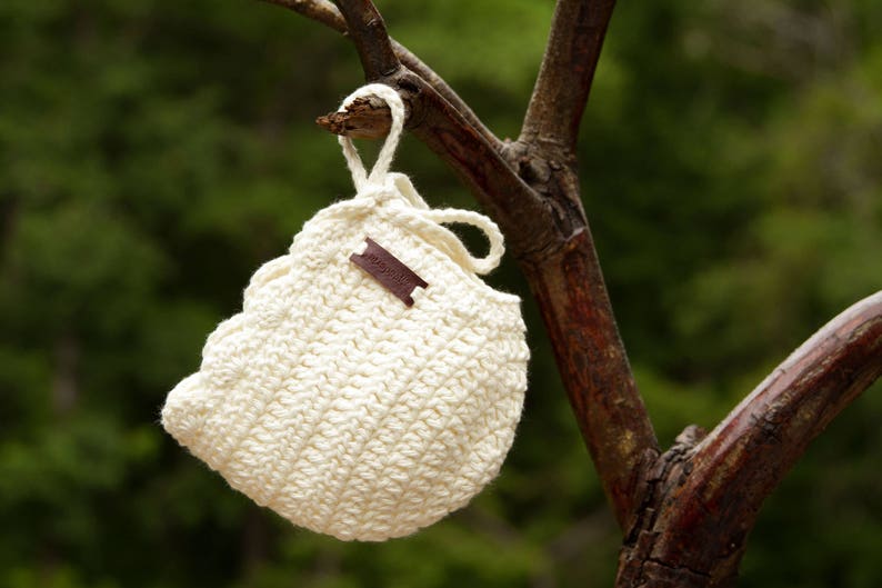 Crochet Baby Bonnet, Cotton Newborn Hat, Baby Shower Gift, Handmade Baby Bonnets, Gift for New Baby, Useful Baby Shower Gifts, Infant Bonnet image 3
