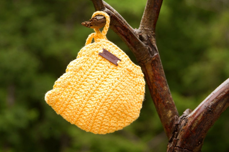 Crochet Baby Bonnet for Baby Girl Newborn Baby Girl Gift Soft Cotton Crochet Bonnet Infant Girl Hat Yellow Ria Bonnet image 3