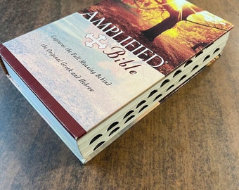 Amplified Classic 1987 Bible Thumb Indexed, Standard Size - Hardcover - out of print AMPC