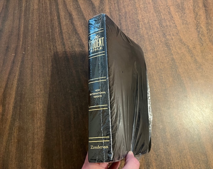 NIV 1984 Student Study Bible - Black Bonded Leather - Out of Print NIV