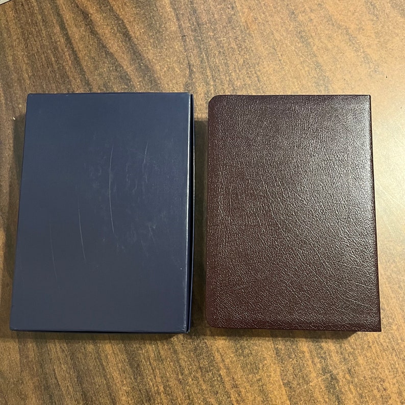 NIV 1984 Concordia Self Study Bible Burgundy Bonded Leather Out Of Niv 1984 concordia self study bible burgundy bonded leather out of
