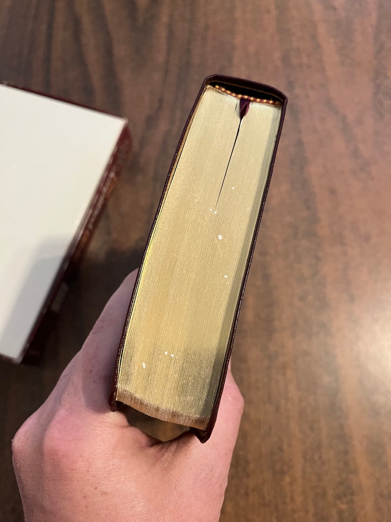 Amplified Classic 1987 Bible Burgundy Top Grain Genuine Leather Out of Print AMPC Etsy