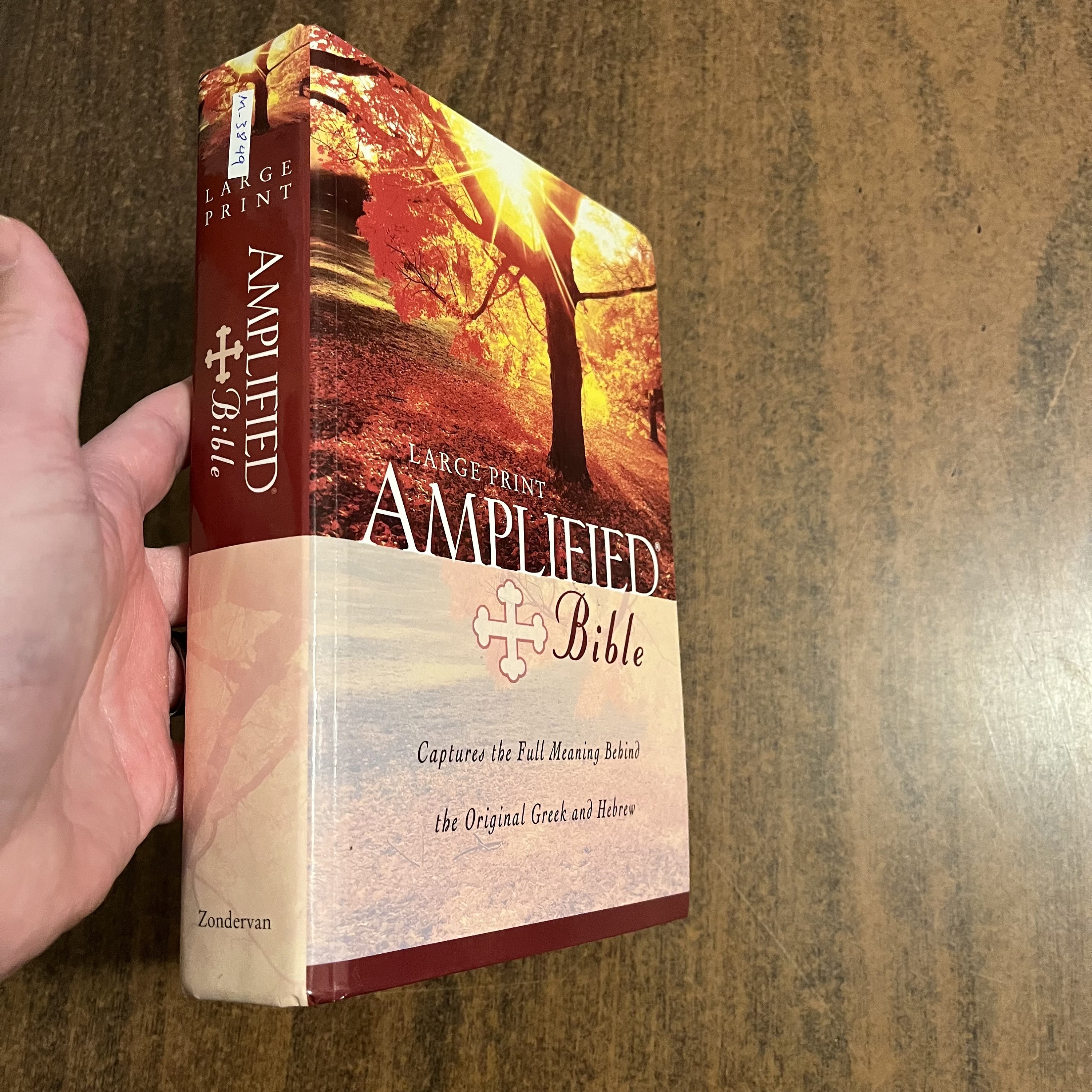 Amplified Classic 1987 Large Print Bible Hardcover out of print