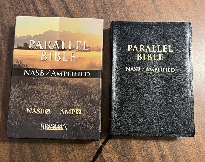 Amplified Classic 1987 / NASB 1995 Parallel Bible - Black Bonded ...