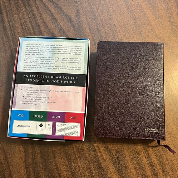 NIV 1984 / NASB 1995 / NLT 1996 / King James Parallel Bible