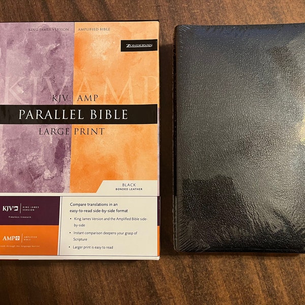 Leather Amplified Bible, Classic Edition (ampc) Etsy