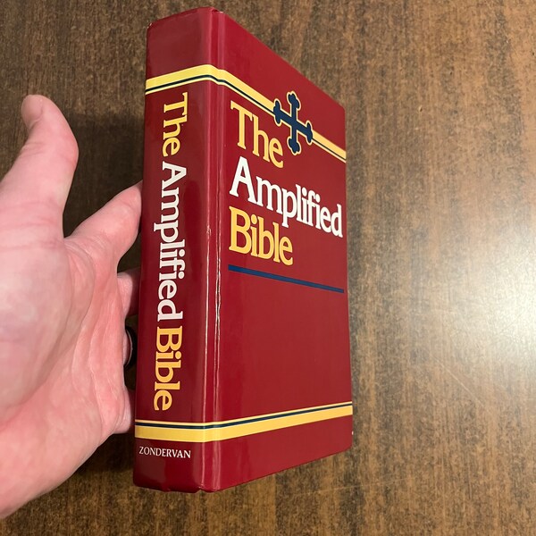 1987 Classic Amplified Bible Etsy