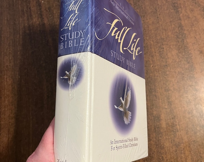 NIV 1984 Full Life Study Bible - Hardcover - Out of Print NIV, Factory Sealed