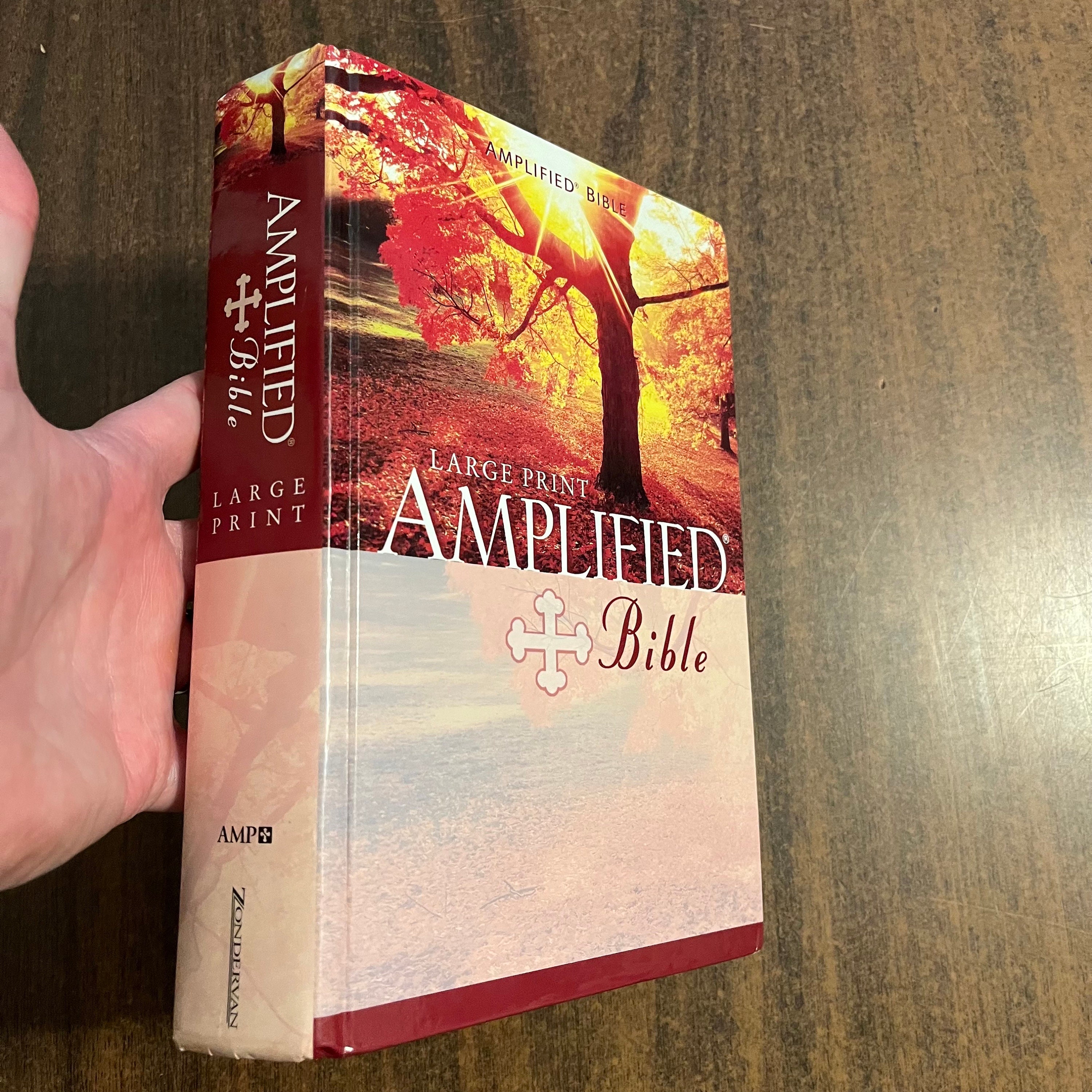 Amplified Classic 1987 Large Print Bible Hardcover out of print