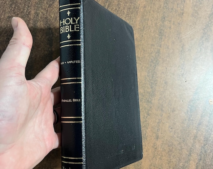 Amplified Classic 1987 / KJV Parallel Bible - Black Bonded Leather - out of print AMPC