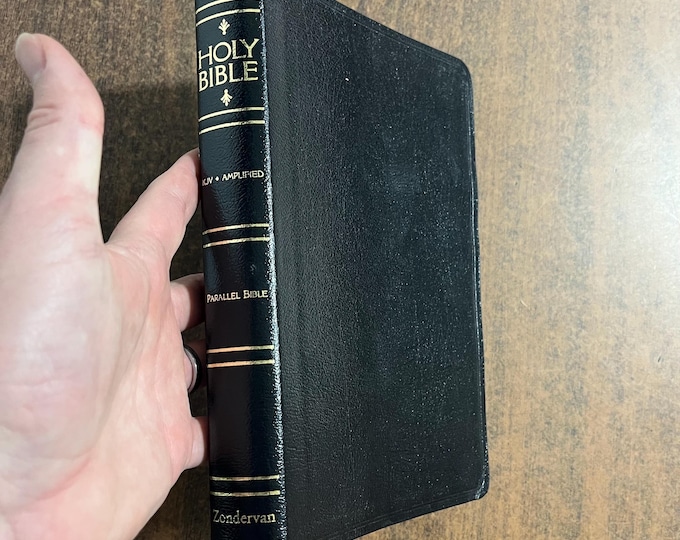 Amplified Classic 1987 / KJV Parallel Bible - Black Bonded Leather - out of print AMPC