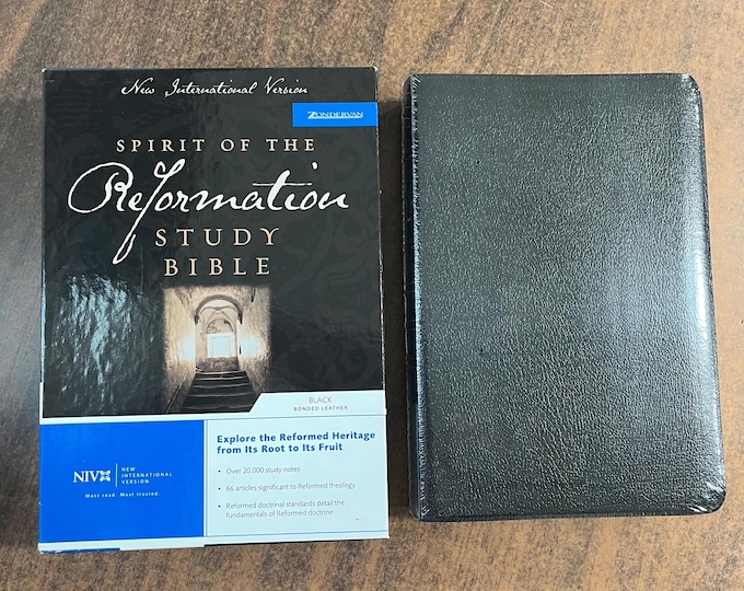 Sealed* NIV 1984 Spirit of the Reformation Study Bible - Black Bonded Leather - Out of Print NIV 84 - 031092362x