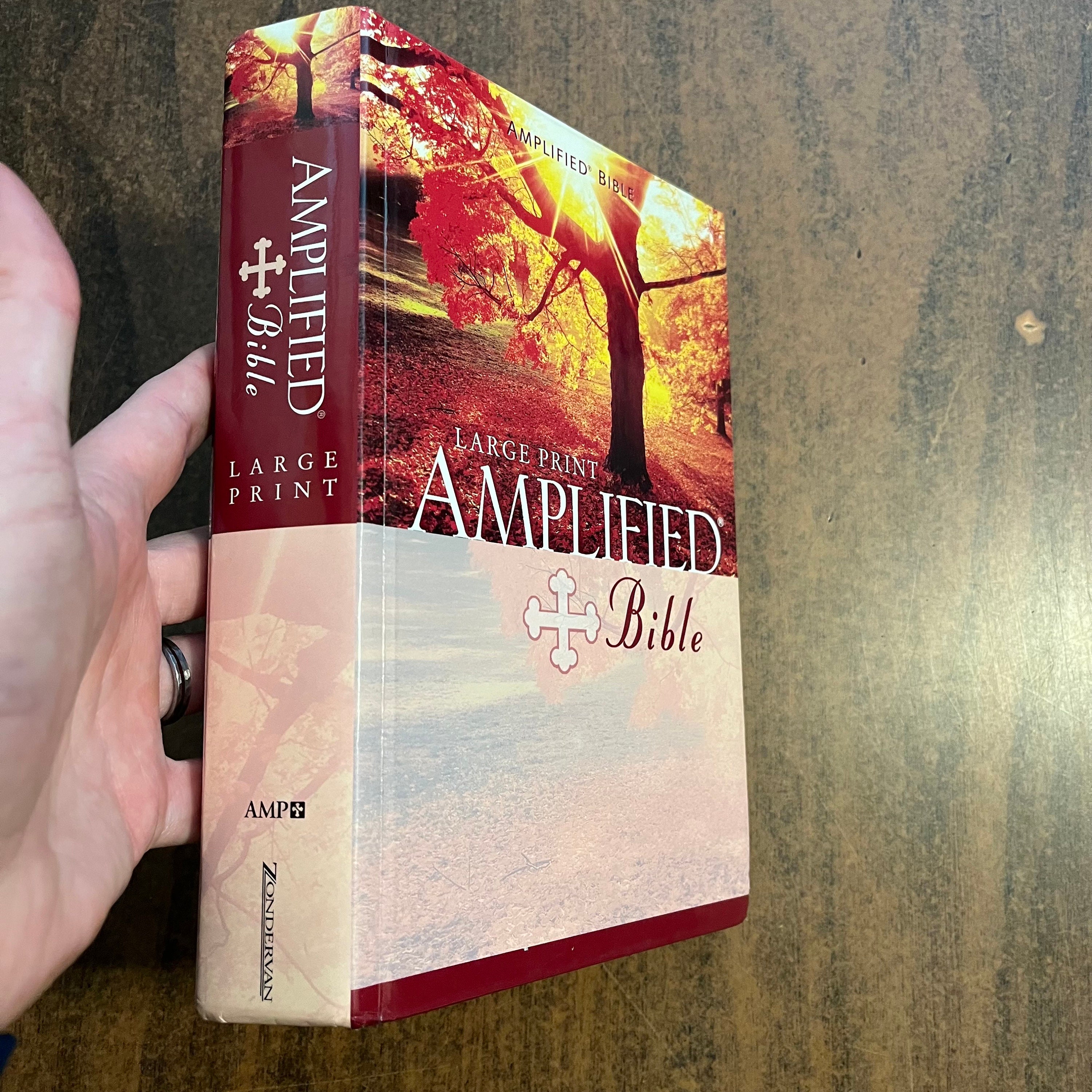 Amplified Classic 1987 Large Print Bible Hardcover out of print