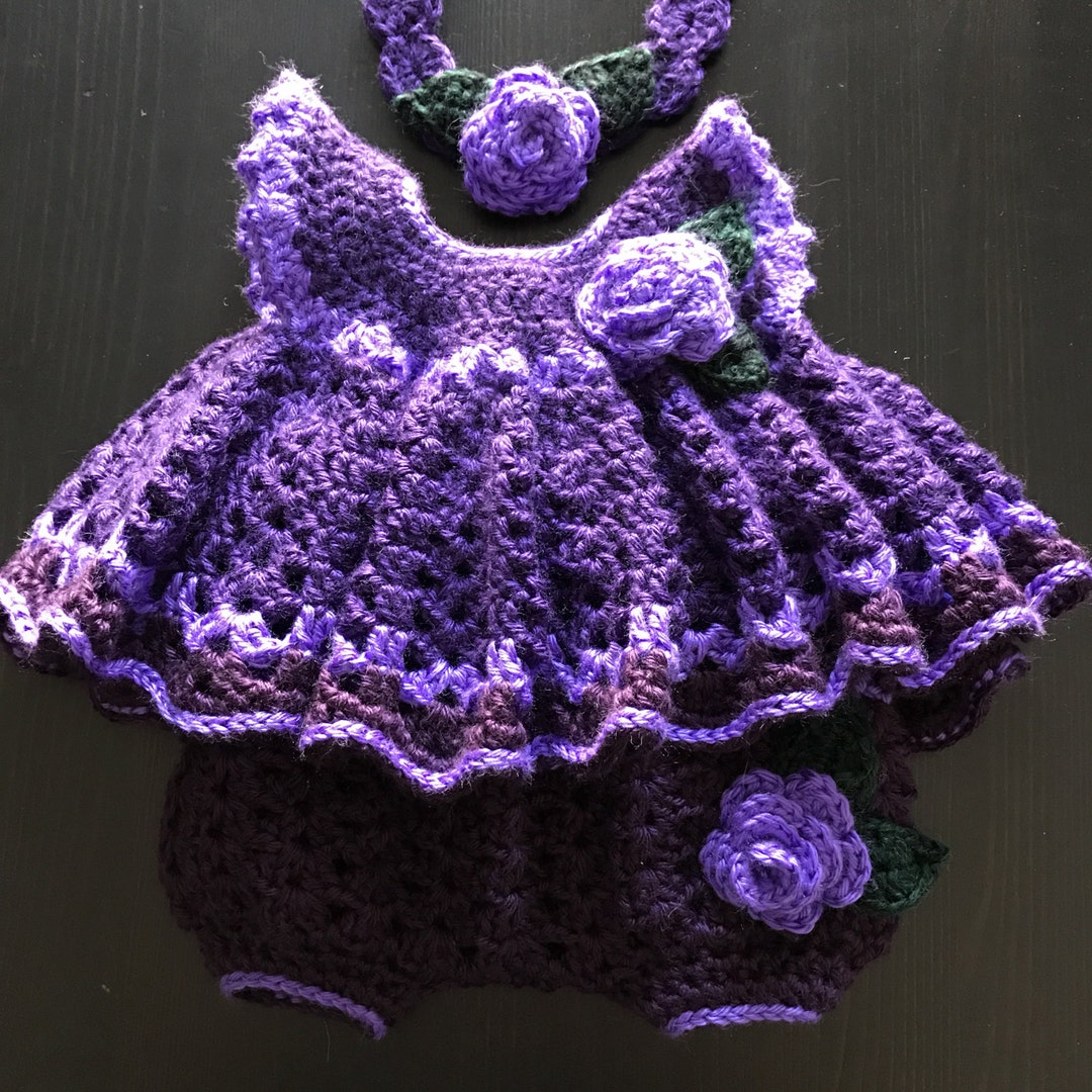 Purple Roses Newborn Gift Set - Etsy