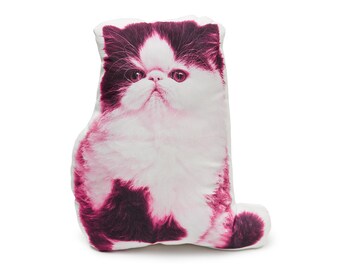 Persian Cushion, Persian Cat, Funny Cat Gifts, Cat Gift, Animal Cushion, Cat Pillow, Cat Cushion, Purple Nursery Decor,Cats,Unique Cat Gifts