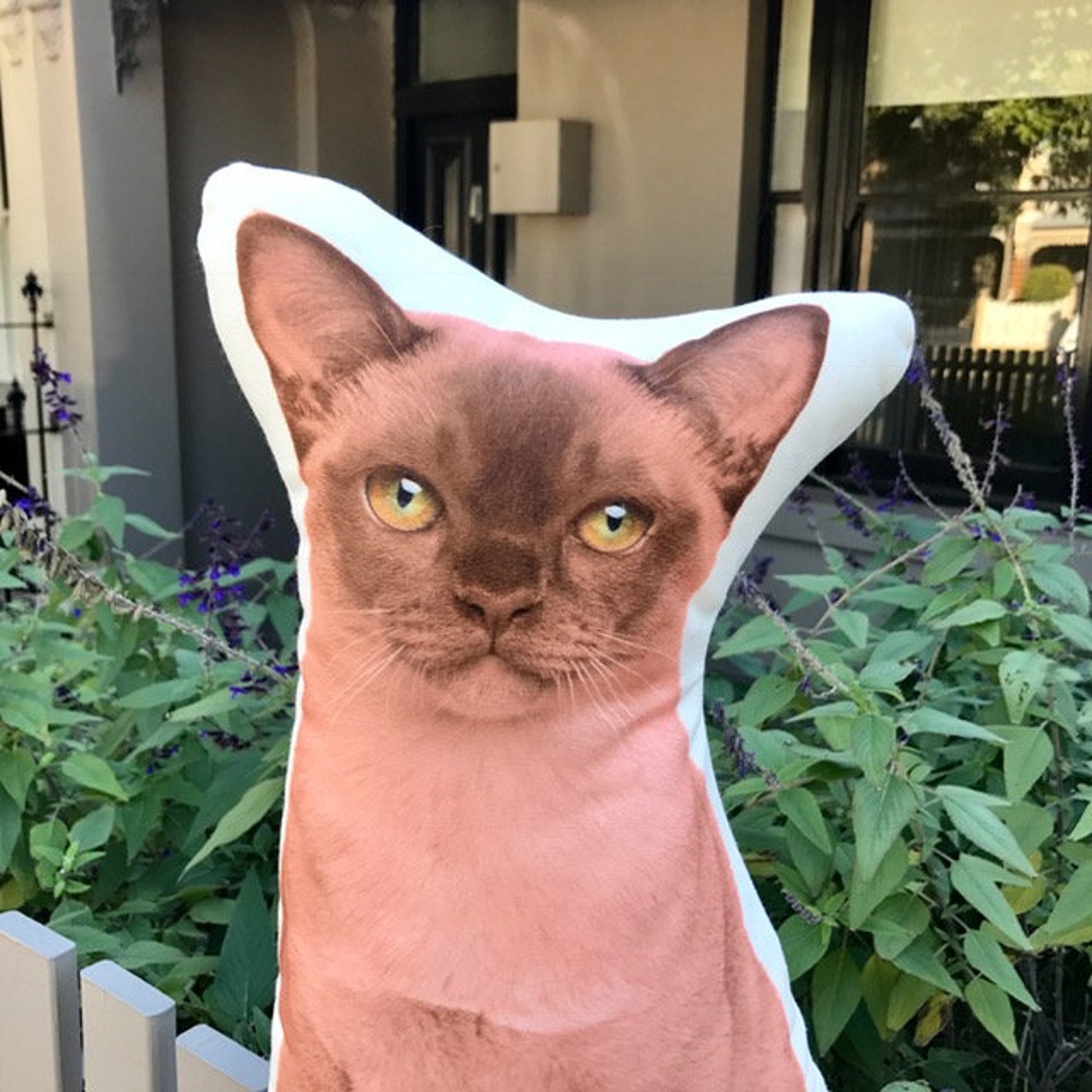 Burmese Cat Jumbo Stuffed Animals Cat Shaped Body Pillow Pet Etsy
