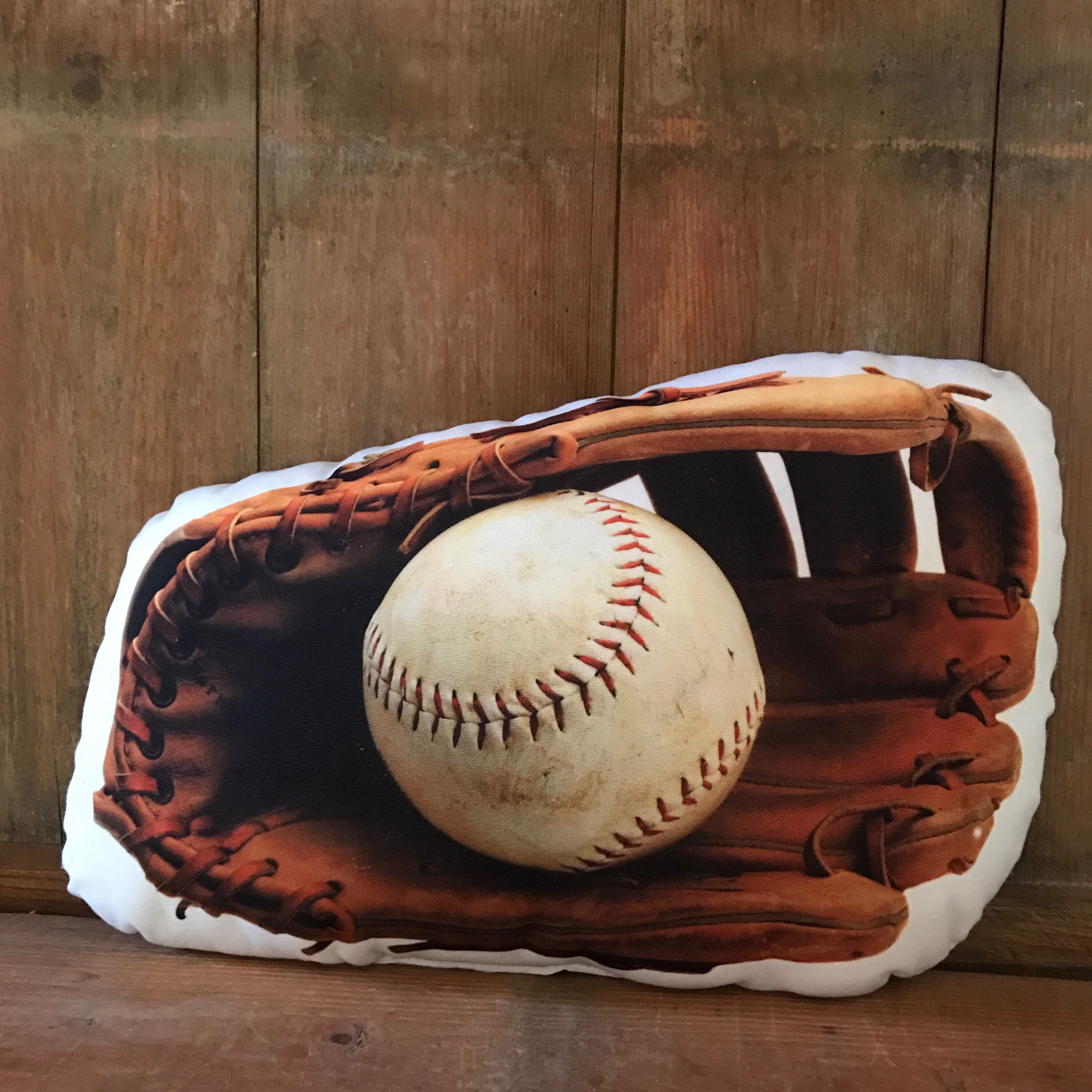 Baseball Glove Pillow Baseball Glove Cushion Baseball Glove Etsy