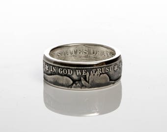 Barber Half Dollar Coin Ring