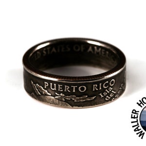 Puerto Rico Coin Ring