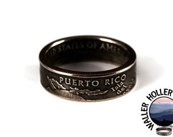 Puerto Rico Coin Ring