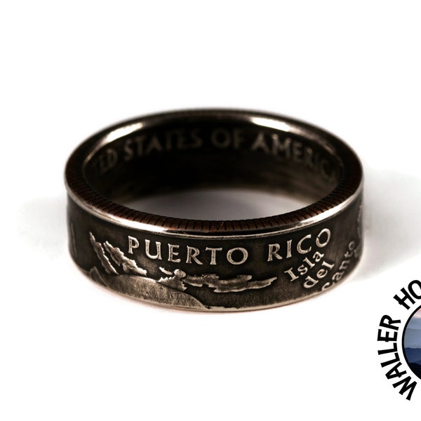 Puerto Rico Coin Ring