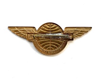 Vintage Pan Am Pin, Wings Badge - Junior Clipper Stewardess