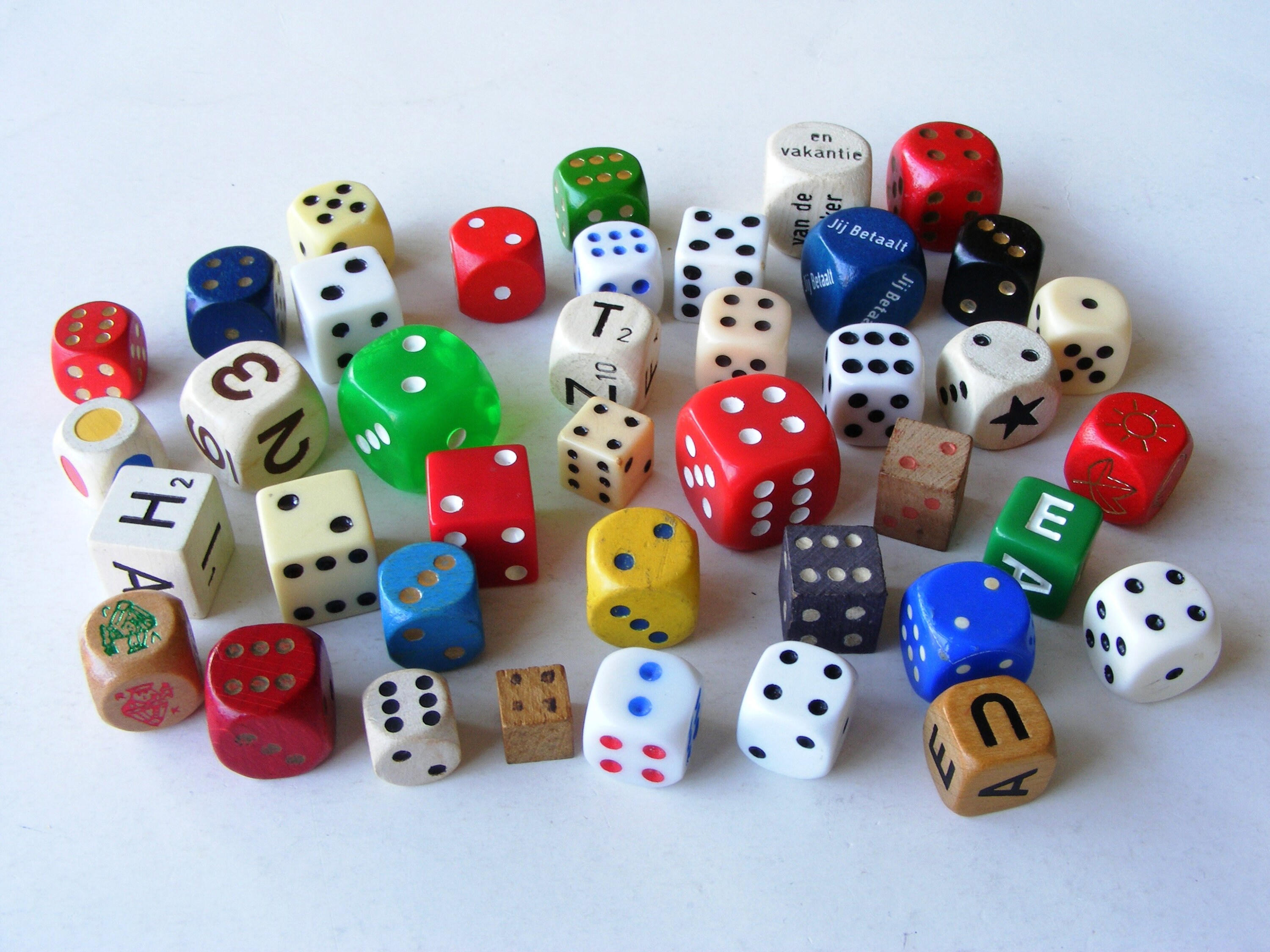 40 dice game pieces vintage dice mix letters numbers Etsy