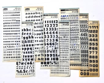 EUROSTILE BOLD (60pt/48pt/36pt/24pt/20pt/16pt) Letraset ビンテージ