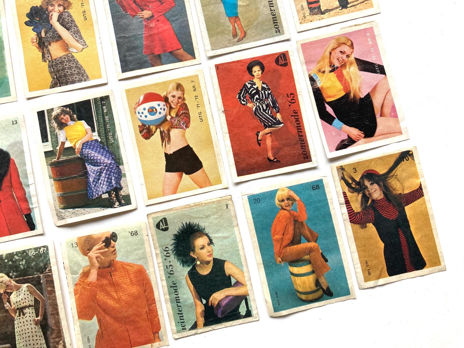 30 Vintage Matchbox Labels With 60s and 70s Fashion, Vintage Matchbooks ...