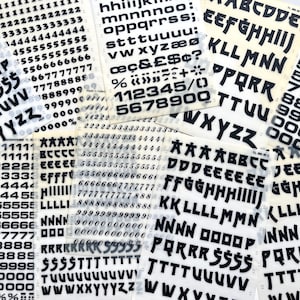 Vintage Letraset - Etsy