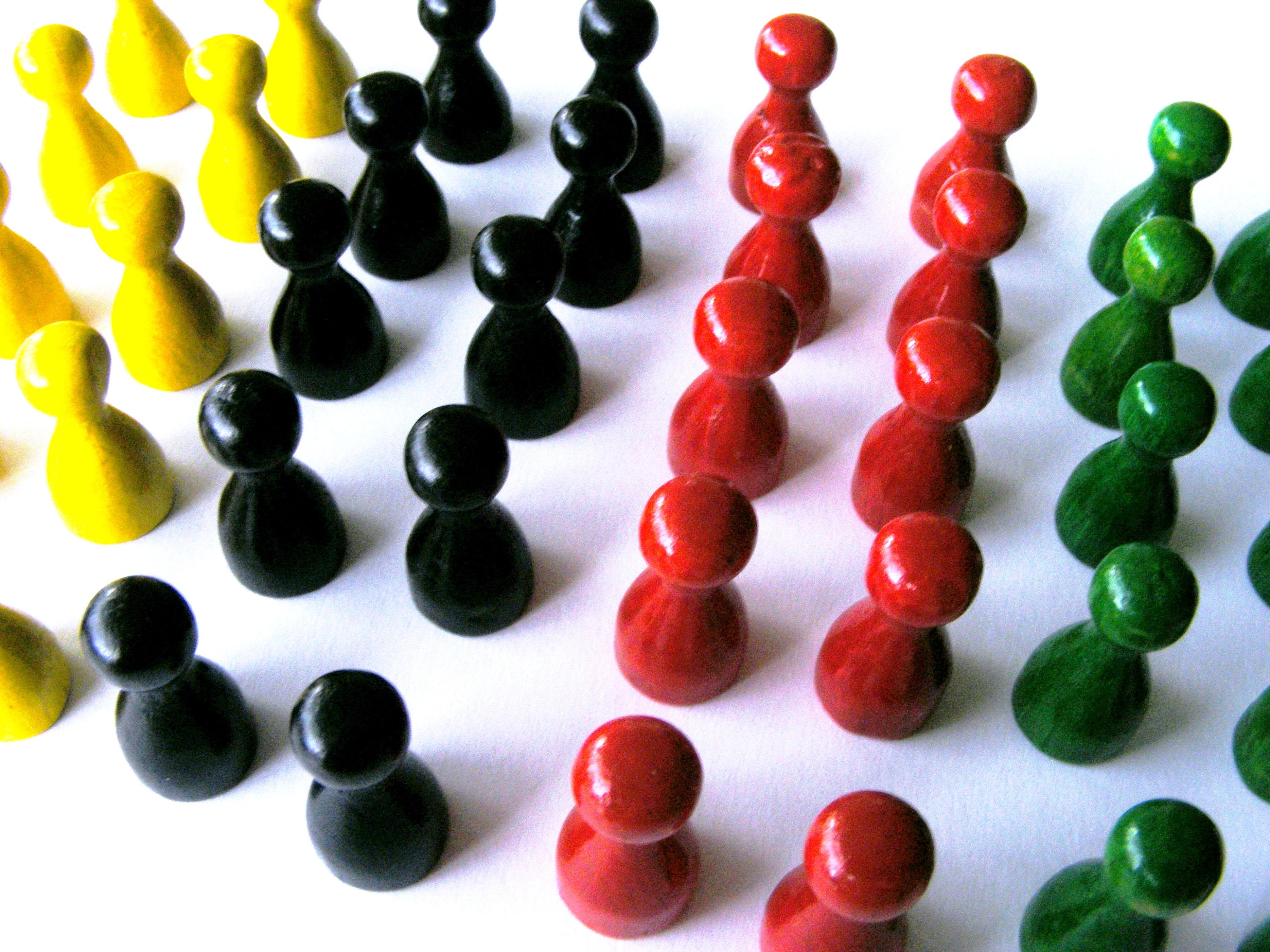 40 vintage small sized pawns wooden board game pieces Wooden Etsy