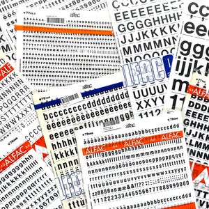 Vintage Letraset - Etsy