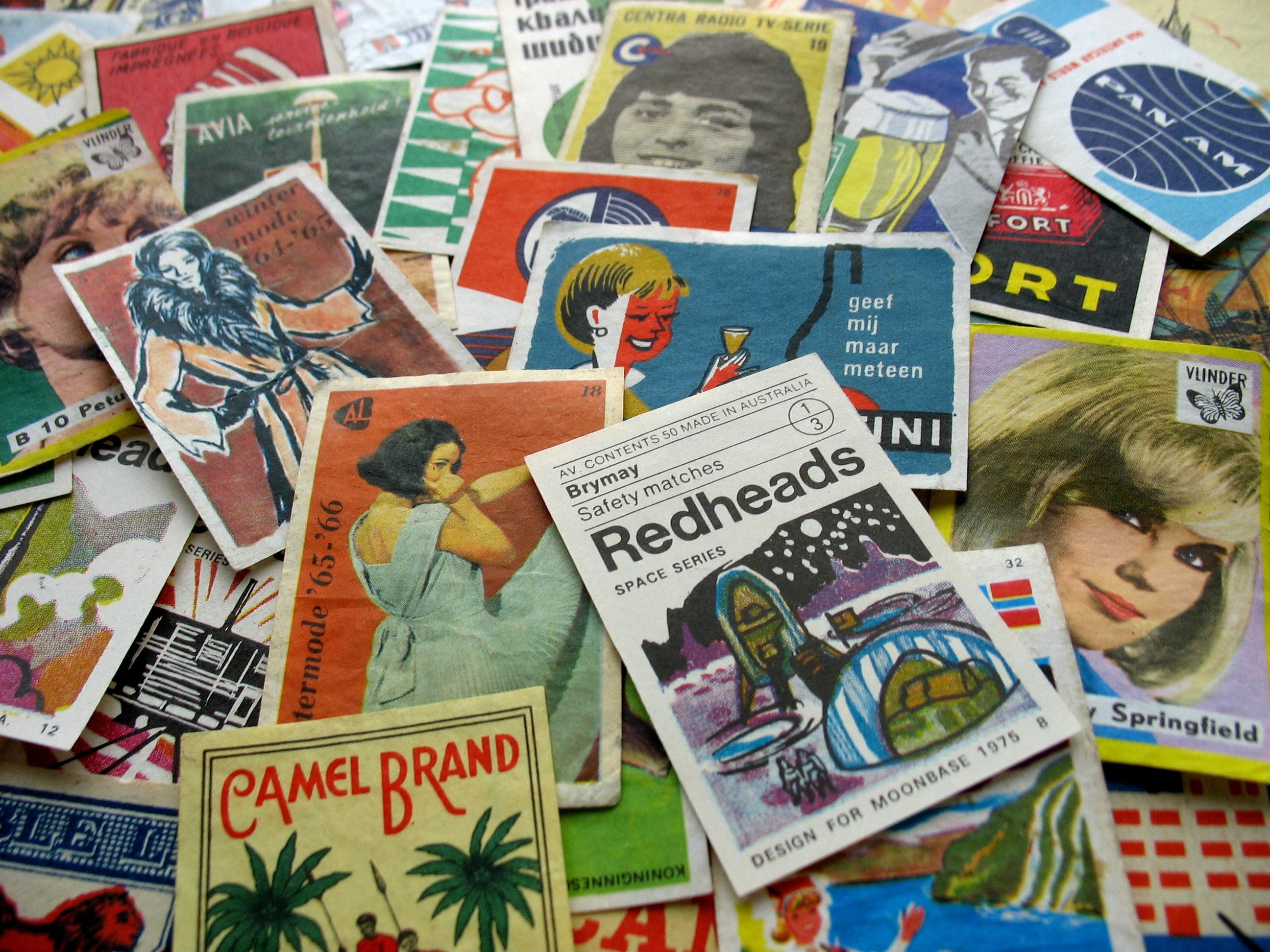 Matchbox Label 100 Vintage Matchbox Labels, Matchbook Labels, Match Box Prints ...