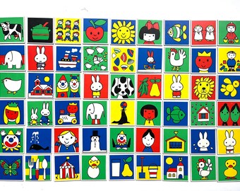 57 Vintage Miffy Prints, Dick Bruna, Usako-chan, Nijntje, Nursery