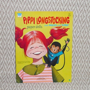 Vintage Children's Books. Pippi Longstocking. Classic Books. Old