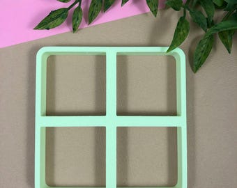 Polymer Clay CUTTER Large Squares in Various Sizes Trinket Ring Dish Clocks Coasters Large Clay Cutter Sharp Top Edge PLA Clay Tools 4 Sizes