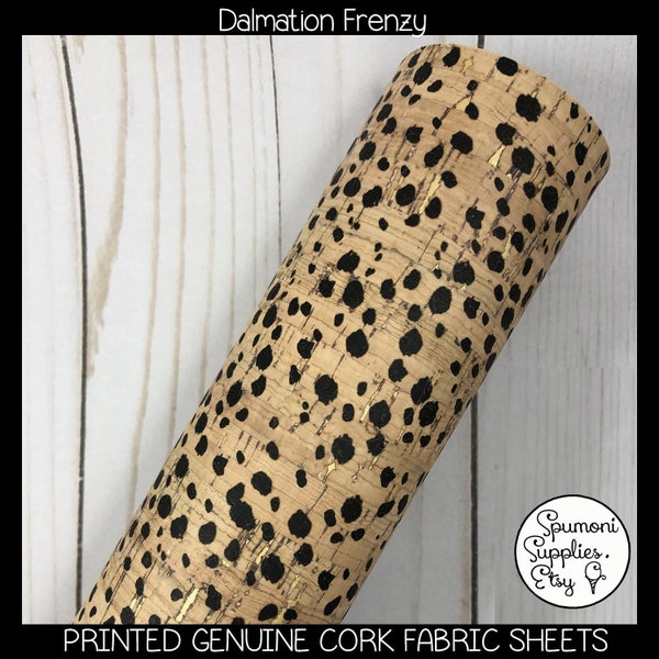 Printed Cork Fabric Etsy