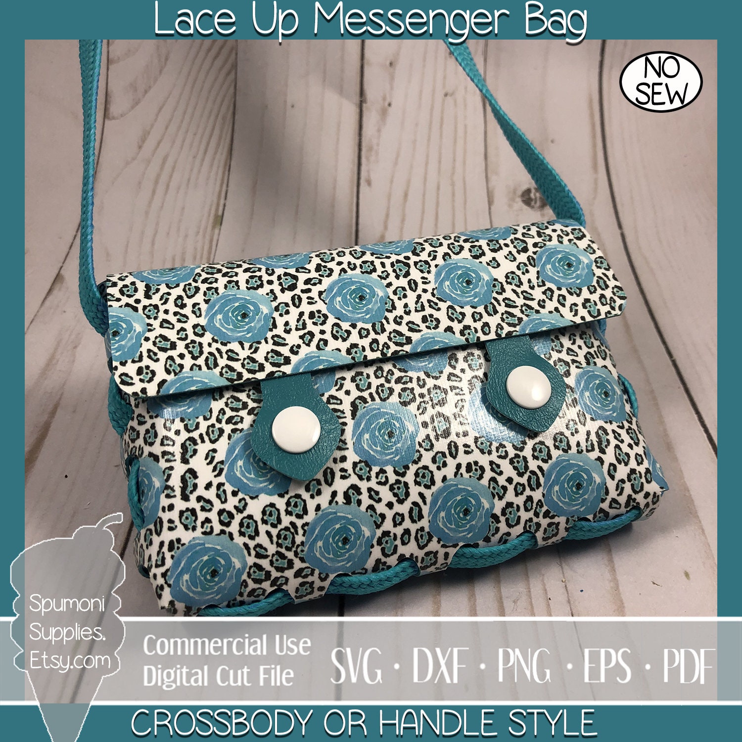 Scalloped edge faux leather purse – Sassy Bagz