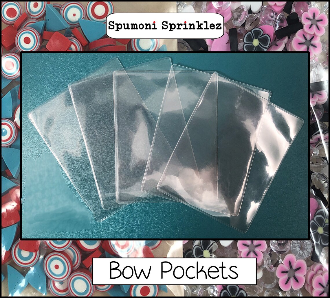Medium Fillable Shaker Bow Pockets Fill Em Up Add a Clip Etsy