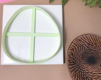 Father's Day Gifts, Clay CUTTER, Organic Shape Trinket-Ring-Coin Dish, Coasters, Clay Cutter with Sharp Top Edge PLA Clay Tools Dish Cutter