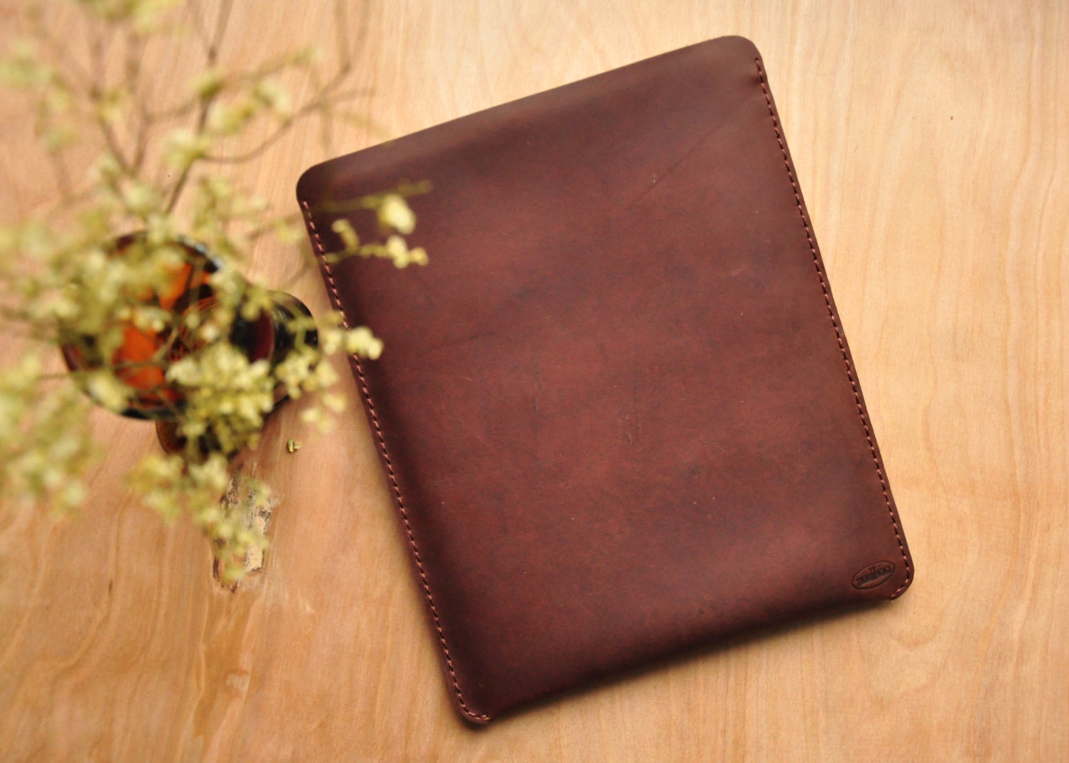 Custom Leather iPad Case / Surface Pro Pouch / Tablet Bag / Etsy