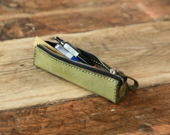Handstitched Pencil Case, Minimalist Pencil case, Traveller, Stitching Pack, Personalised Gift