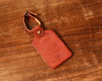 Italian Cow Leather Luggage Tag, Traveller Tag, Wedding gift, Event Present