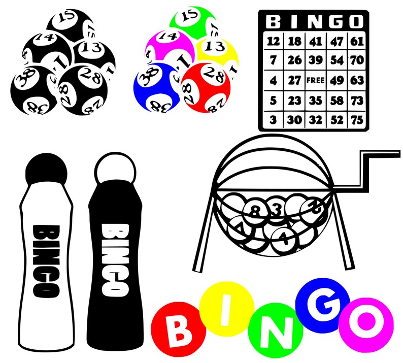 BINGO super pack all my bingo related SVG files in one Etsy