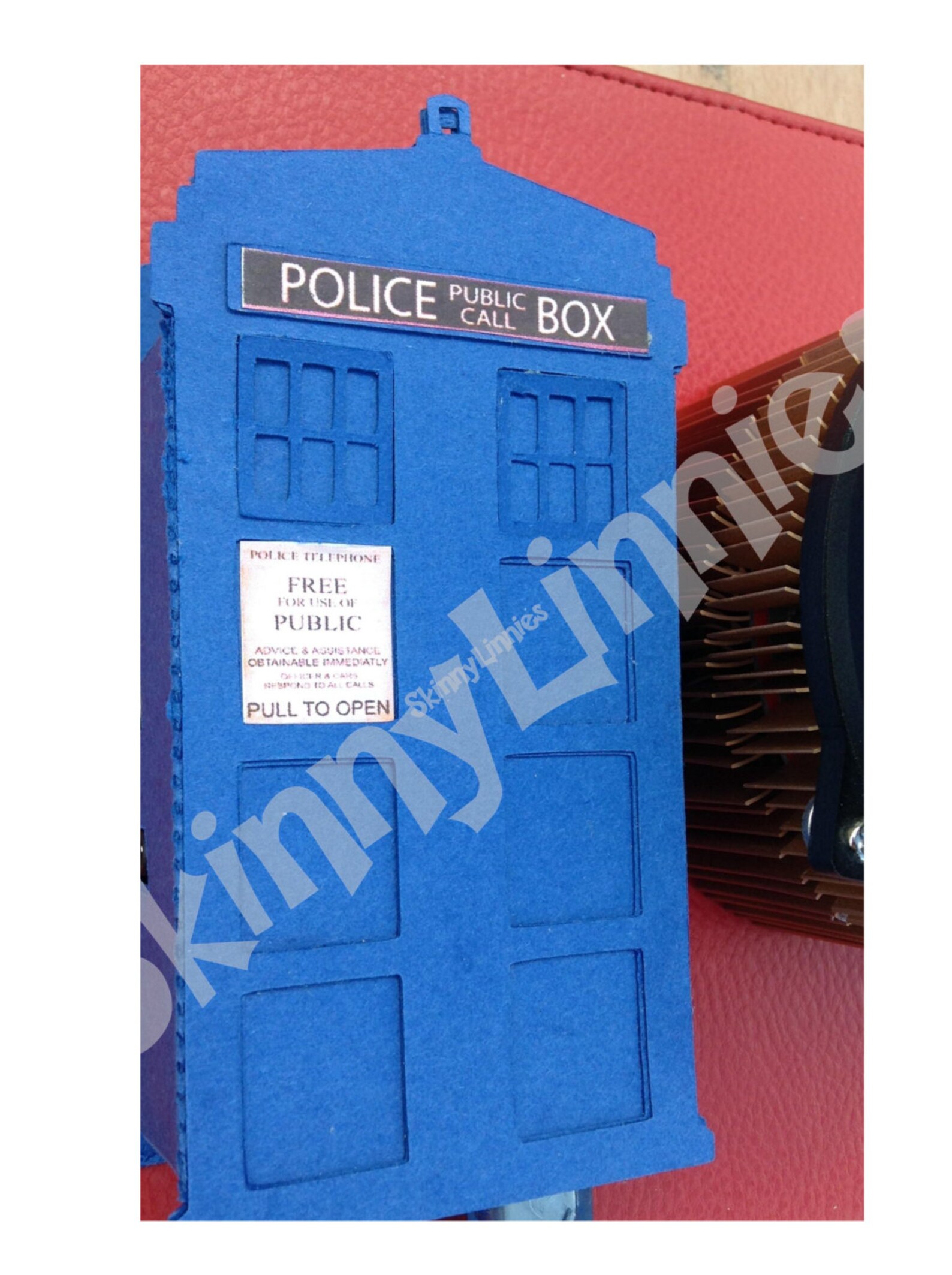 Dr Who Tardis gift box svg cutting file Silhouette Cricut etc. | Etsy